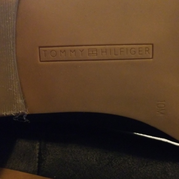 Tommy Hilfiger black ankle boots size 10 - Picture 6 of 7